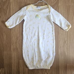 Carter's Yellow and White Baby Gown!